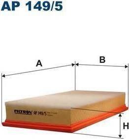 FILTRON Воздушный фильтр A3 98-/Toledo 99-/Octavia 97-/Bora 99-/ Golf 4 99- Audi A3 (8L1), TT (8N); Seat Leo (AP1495)