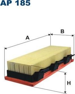 FILTRON Фильтр воздушный RENAULT CLIO/KANGOO 1.9 98- (77 01 044 101, AP185)