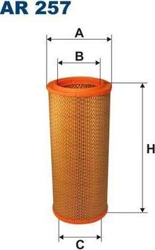 Filtron AR 257 Фильтр воздушный TRAFIC 2.5D 84-01