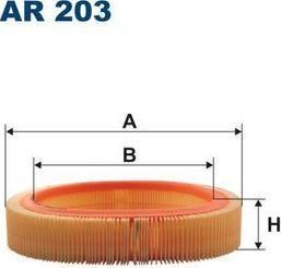 FILTRON Фильтр воздушный OPEL CorA/KadE 1.0-1.3 -89 (1444L4, AR203)