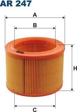 FILTRON Фильтр воздушный CITROEN/PEUGEOT (AR247, AR247)