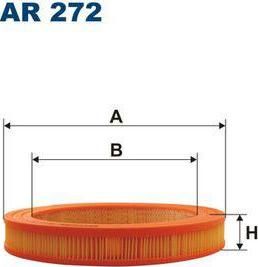 FILTRON Фильтр воздушный TOYOTA CARINA II/COROLLA 1.3/1.6 (AR272)