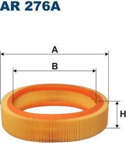 Filtron AR276 воздушный фильтр на HONDA ACCORD II Hatchback (AC, AD)