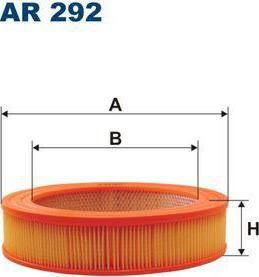 Filtron AR292 воздушный фильтр на MAZDA 323 I (FA)
