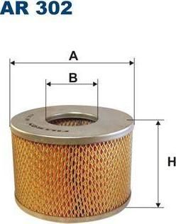 FILTRON Фильтр воздушный Isuzu Florian, Hy Pak Diesel, Trooper; Toyota Cres (AR302)