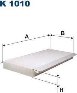 Filtron K 1010 Фильтр салона FORD FIESTA/KA 96-/MAZDA 2