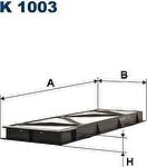 FILTRON Фильтр салонный AD A4/80 92-94 VW B5 97-00 (3B0091800, K1003)