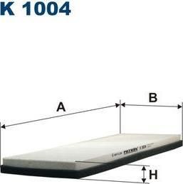 FILTRON Фильтр салонный AD A4/80 92-94 VW B5 97-00 (3B0091800, K1004)