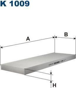 FILTRON Фильтр салонный OPEL VecB (1808607, K1009)