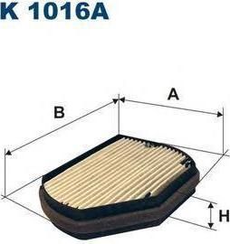 FILTRON Фильтр салонный (угольный) MB W202/210 (2028300018, K1016A)