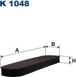 Filtron K1048 фильтр, воздух во внутренном пространстве на SKODA FAVORIT Forman (785)