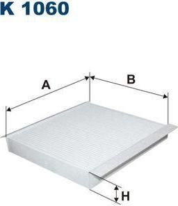 FILTRON Фильтр салонный MITSUBISHI/NISSAN/PEUGEOT (7803A004, K1060)