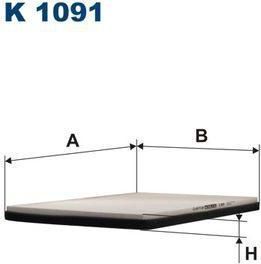 Filtron K1091 фильтр, воздух во внутренном пространстве на DAF XF