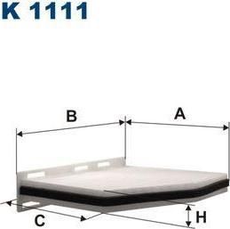 FILTRON Фильтр салонный VW Golf /Touran/B6 SKODA Octavia/SUP (1K1819653, K1111)