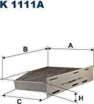 FILTRON Фильтр салонный (угольный) VW Golf /Touran/B6 SKODA Octavia/SUP (1K0819644B, K1111A)