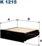 FILTRON Фильтр салонный MITSUBISHI Carisma '95-/Space Star 98-/Volvo S40 (K1215)