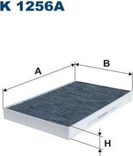 FILTRON Фильтр салона IVECO DAILY 06- угольный (2994769, K1256A)