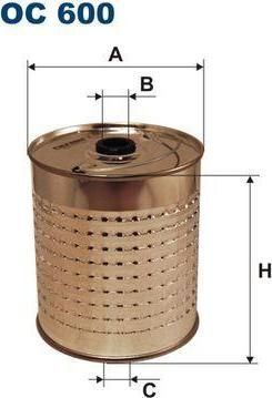 Filtron OC 600 Фильтр масляный MB W115 D -77
