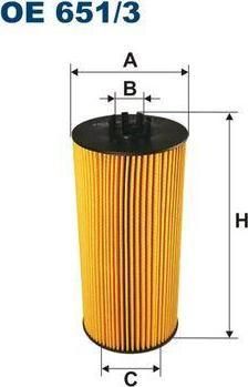 Filtron OE 651/3 Фильтр масляный MB AXOR