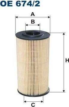 Filtron OE 674/2 Фильтр масляный HYUNDAI VERNA 06-/GETZ 02-/MATRIX 01-/KIA CERATO 06- DIESEL
