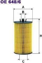 FILTRON Фильтр масляный OPEL ZAFIRA 1.8/ASTRA H/VECTRA C (OE648/6)