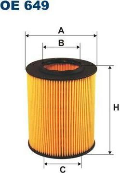 FILTRON Фильтр масляный M50/52 (11427512300, OE649)