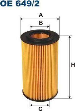 FILTRON Фильтр масляный E46/E39 1.8D/2.0D/ROVER 75 2.0D (11422247018, OE649/2)