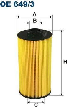 FILTRON Фильтр масляный M60/70 сквозной (11421745390, OE649/3)