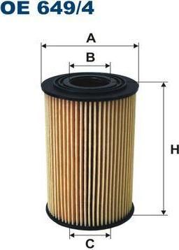 FILTRON Фильтр масляный Serie 3 (E36), Serie 3 (E46), Serie 5 (E34), Serie Z3 (OE6494)