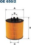 FILTRON Фильтр масляный (картридж) AUDI A3/VW PASSAT, GOLF V 1.4-1.6 FSI Audi A3 II; Seat Altea, Cordoba III (OE6502)