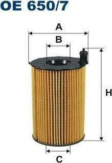 FILTRON Фильтр масляный VAG 3.0 TDI (059 115 561D , OE650/7)