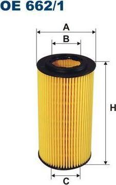 FILTRON Фильтр масляный VOLVO S40/S80/XC70/FORD 2.5ST (1371199, OE662/1)