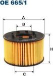 FILTRON Фильтр масляный FORD Mondeo 3 (1349745, OE665/1)