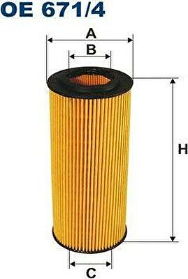 FILTRON Фильтр масляный AD A4/ A6/ A8 (06E115562A, OE671/4)