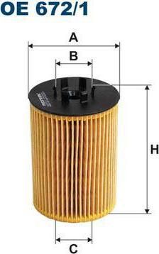 FILTRON Фильтр масляный 5(E60)/X5(E53) 00- 4.4-4.8 (OE6721)