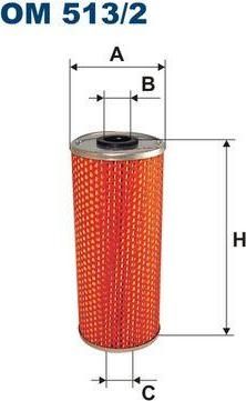 Filtron OM 513/2 Фильтр масляный MB/MAN