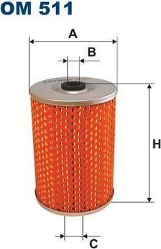 FILTRON Фильтр масляный MB W123/W126 M103/M116/M117 (OM511)