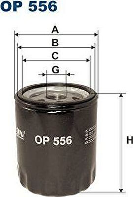 Filtron OP 556 Фильтр масляный E30/E28