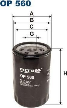 Filtron OP 560 Фильтр масляный VW T2 1.9