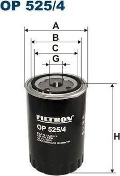 FILTRON Фильтр масляный A4 1.9TDI 66kW/A6 1.9TDI/Passat(B4) Audi A6 (4A/C4); Ford Galaxy I; Seat Alhambra, T (OP5254)