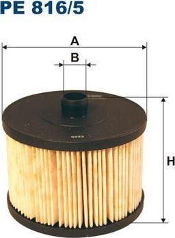 FILTRON Фильтр топливный FORD FOCUS II/CITROEN/PEUGEOT/VOLVO 2.0 TDCI Citro?n C4, C5, C5 II, C8, Jumpy II; F (PE8165)