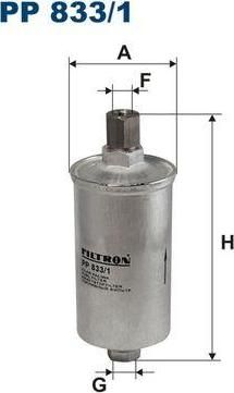 Filtron PP833/1 топливный фильтр на LANCIA DEDRA (835)