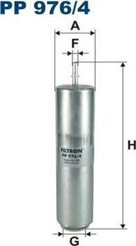 FILTRON KL736/1D Фильтр топливный F20/F30 1.11->07.12 (PP976/4)