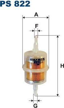 Filtron PS822 топливный фильтр на LADA RIVA универсал (2104)