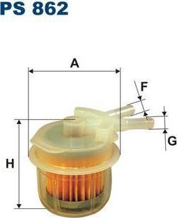 Filtron PS862 топливный фильтр на TOYOTA CELICA (TA60, RA40, RA6_)