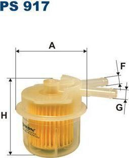 FILTRON Фильтр топливный Daihatsu Charmant; Toyota Camry FF, Carina FF, Car (PS917)