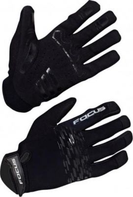 Перчатки велосипедные FOCUS AM GLOVES black/black (US:L)