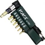 FORCE 2081 Отвертка с битами TORX Т10Н-Т40Н 1/4