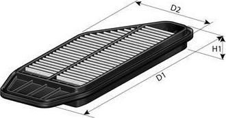 Fram CA11071 воздушный фильтр на CHEVROLET SPARK (M300)