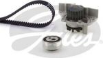 GATES Комплект ГРМ с водяным насосом CITROEN. PEUGEOT 2.0i 2.0T 2.0 16V Z=114x17 92> (KP25215XS-1)